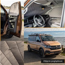 Thermal blinds for front windows for Ford Transit Custom 2023-