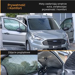 Thermal blinds for front windows for Ford Transit Custom 2023-