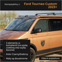 Thermal blinds for front windows for Ford Tourneo Custom 2023-