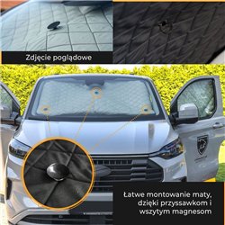 Thermal blinds for front windows for Ford Tourneo Custom 2023-