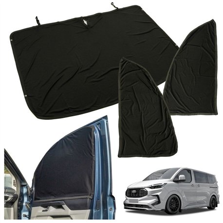 Blackout curtains for Ford Tourneo Custom 2023- | Polyester