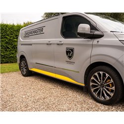 Side door trims for Ford Tourneo Custom 2023- | Stainless steel