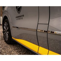 Side door trims for Ford Tourneo Custom 2023- | Stainless steel
