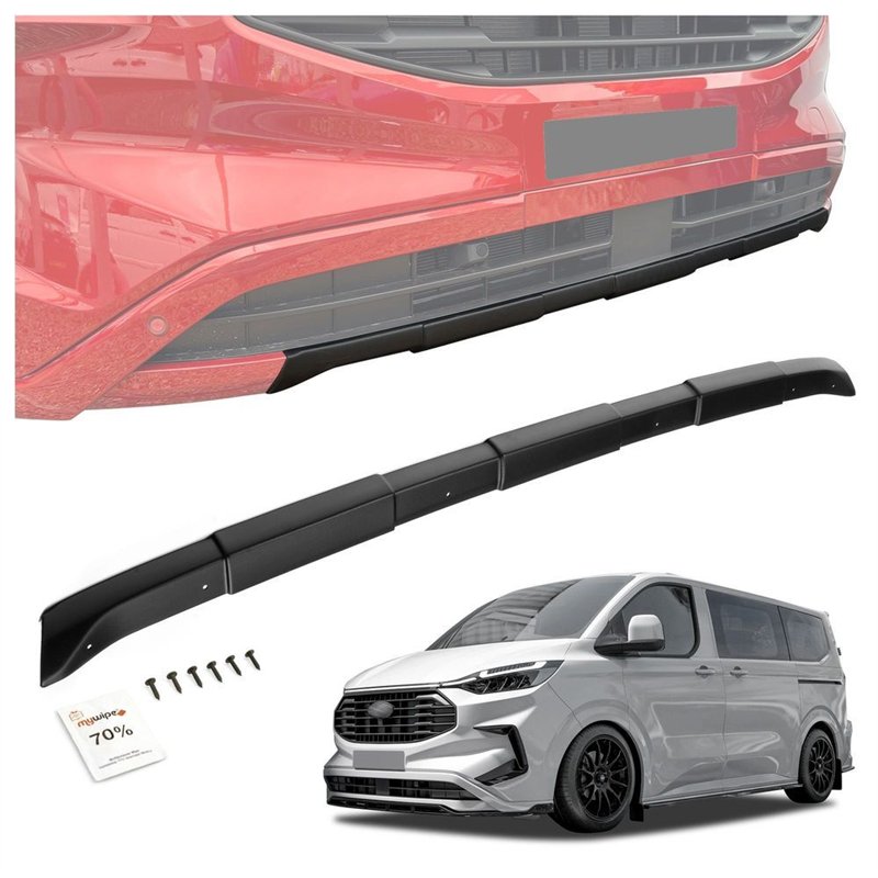 Front bumper lip for Ford Tourneo Custom 2023- | ABS plastic