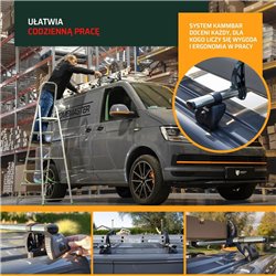 Bagażnik dachowy z ogranicznikami ładunku Ford Tourneo Custom (H1) 2023-