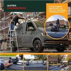 Roof rack with load stops for Ford Transit Custom (H1) 2023-