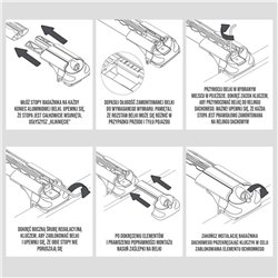 Roof rack for Ford Tourneo Custom 2023- | Aluminum | Plastic