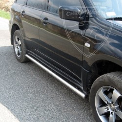 Side pipe bars for Mitsubishi Outlander II FL from 2009+ Steel