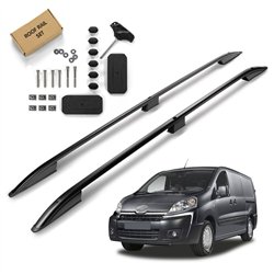 Roof rails for Toyota Proace SHORT 2013-2015 | Aluminum | Plastic