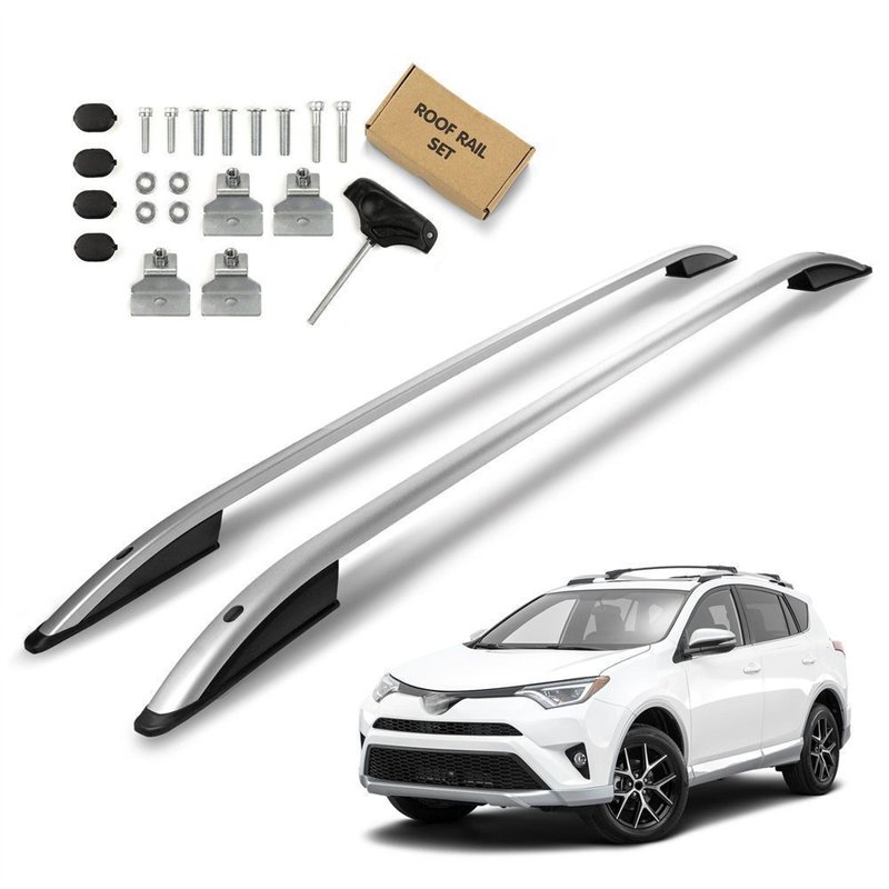 Roof rails for Toyota RAV4 2013-2018 | Aluminum | Plastic