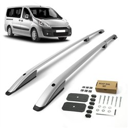 Roof rails for Fiat Scudo LONG 2007-2016 | Aluminum | Plastic