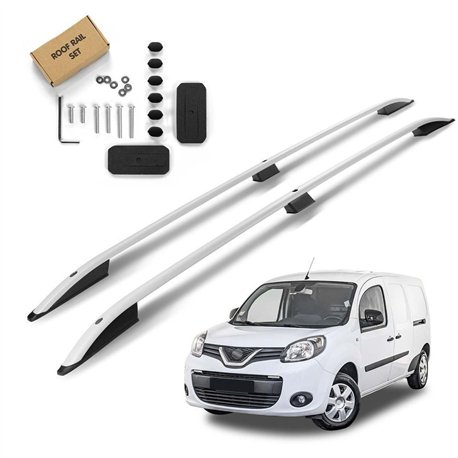 Roof rails for Nissan NV250 LONG 2019-2022 | Aluminum | Plastic