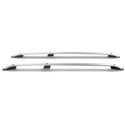 Roof rails for Peugeot Rifter LONG 2018- | Aluminum | Plastic