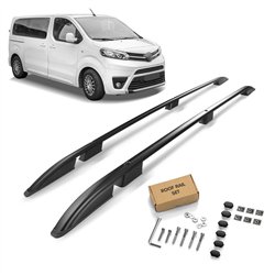 Roof rails for Toyota Proace LONG 2016- | Aluminum | Plastic