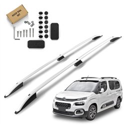 Roof rails for Citroen Berlingo SHORT 2018- | Aluminum | Plastic
