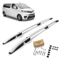 Roof rails for Toyota Proace MEDIUM 2016- | Aluminum | Plastic