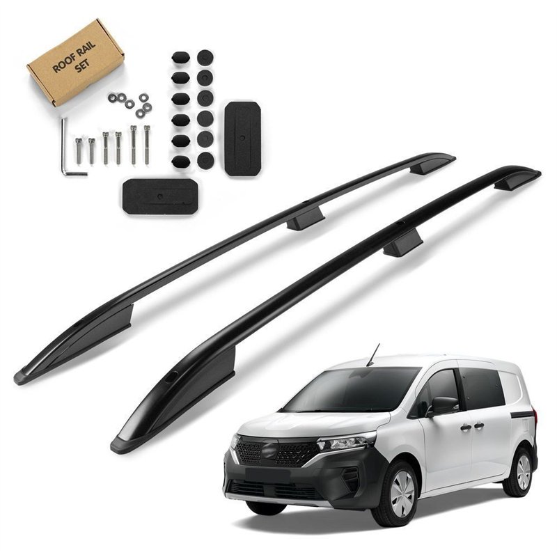 Roof rails for Nissan Townstar SHORT 2022- | Aluminum | Plastic