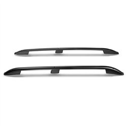 Roof rails for Fiat Qubo 2008-2019 | Black | Aluminum | Plastic