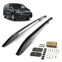 Roof rails for Toyota Proace LONG 2013-2015 | Aluminum | Plastic
