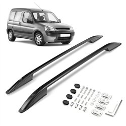 Roof rails for Peugeot Partner 1996-2008 | Aluminum | Plastic