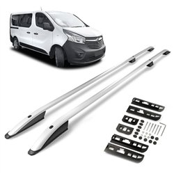 Roof rails for Opel Vivaro SHORT 2014-2019 | Aluminum | Plastic