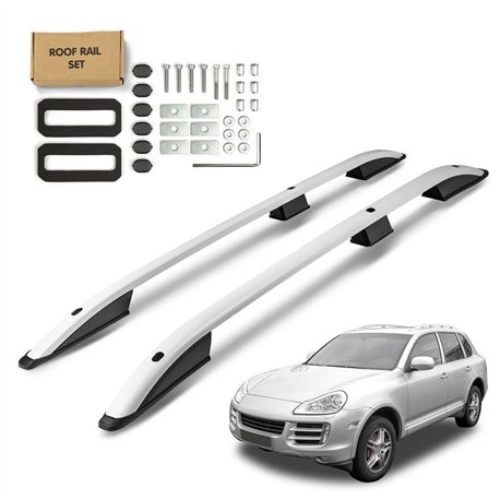 Roof rails for Porsche Cayenne 2002-2010 | Aluminum | Plastic