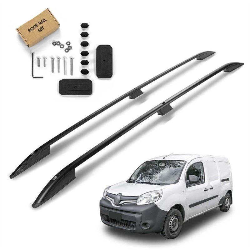 Roof rails for Renault Kangoo LONG 2008-2022 | Aluminum | Plastic