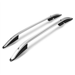 Roof rails for Fiat Fullback 4D 2016-2020 | Aluminum | Plastic