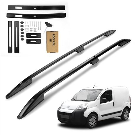 Roof rails for Citroen Nemo 2008-2014 | Aluminum | Plastic