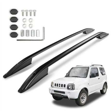 Roof rails for Suzuki Jimny 1998-2018 | Aluminum | Plastic