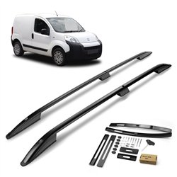 Roof rails for Peugeot Bipper 2007-2015 | Aluminum | Plastic