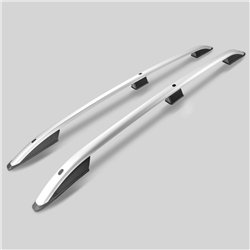 Roof rails for Mercedes EQT 2023- | Silver | Aluminum | Plastic
