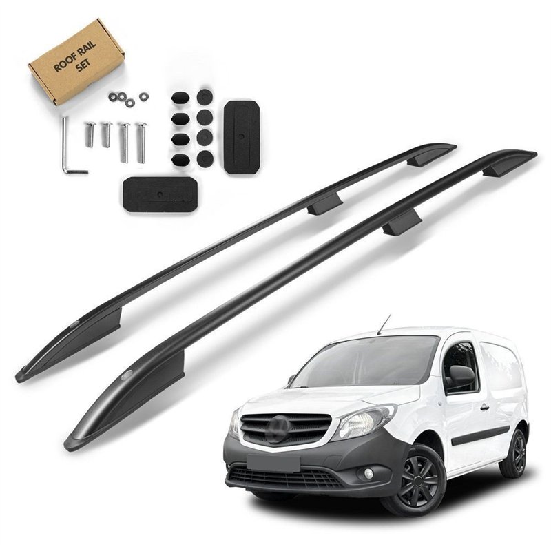 Roof rails for Mercedes Citan LONG 2012-2021 | Aluminum | Plastic