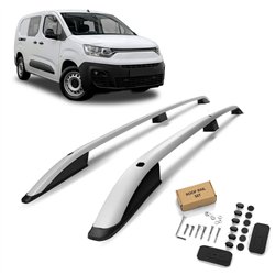 Roof rails for Fiat Doblo SHORT 2022- | Aluminum | Plastic