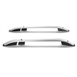 Roof rails for Fiat Fullback 4D 2016-2020 | Aluminum | Plastic