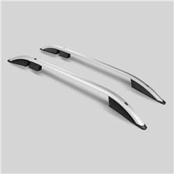Roof rails for Fiat Fullback 4D 2016-2020 | Aluminum | Plastic
