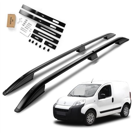 Roof rails for Fiat Fiorino 2008-2018 | Aluminum | Plastic