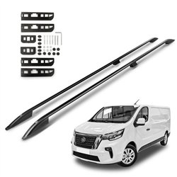 Roof rails for Nissan Primastar LONG 2021- | Aluminum | Plastic
