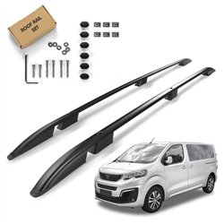 Roof rails for Peugeot Traveller LONG 2016- | Aluminum | Plastic