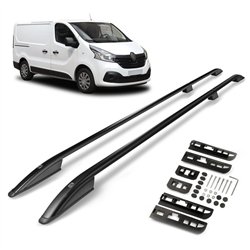 Roof rails for Renault Trafic SHORT 2014- | Aluminum | Plastic