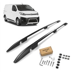 Roof rails for Citroen Dispatch LONG 2016- | Aluminum | Plastic