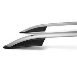Roof rails for Fiat Doblo LONG 2001-2010 | Aluminum | Plastic