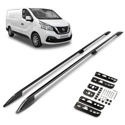 Roof rails for Nissan NV300 LONG 2016-2021 | Aluminum | Plastic