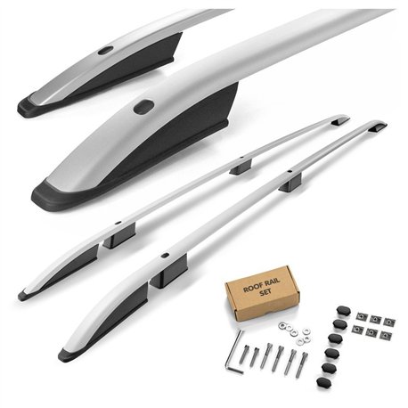 Roof rails for Opel Zafira Life LONG 2019- | Aluminum | Plastic