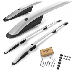 Roof rails for Opel Zafira Life MEDIUM 2019- | Aluminum | Plastic