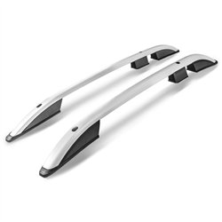 Roof rails for Fiat Panda 2012- | Silver | Aluminum | Plastic