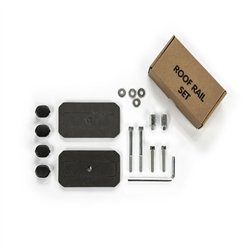 Roof rails for Fiat Panda 2012- | Silver | Aluminum | Plastic