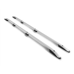 Roof rails for Opel Vivaro SHORT 2001-2014 | Aluminum | Plastic