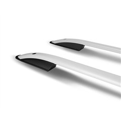 Roof rails for Opel Vivaro SHORT 2001-2014 | Aluminum | Plastic