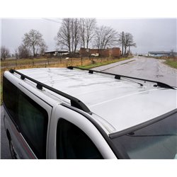 Roof rails for Opel Vivaro LONG 2014-2019 | Aluminum | Plastic